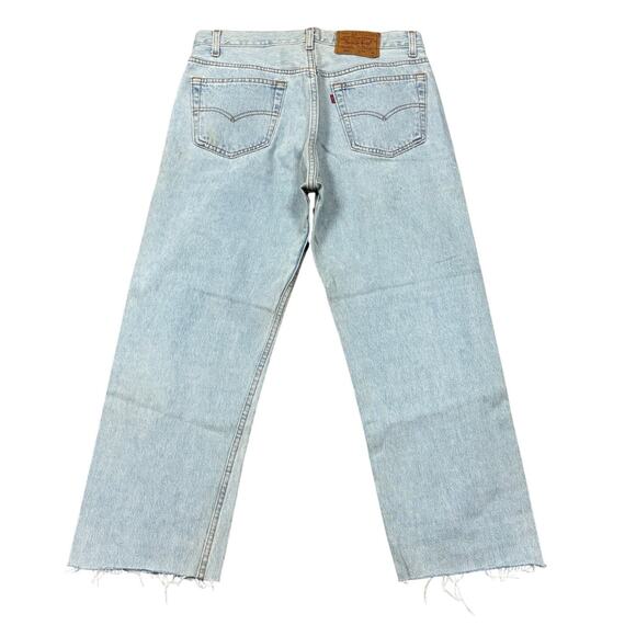 Vintage 90s Levi's 501 Straight Leg Jeans Made in USA 34x34 (32x25